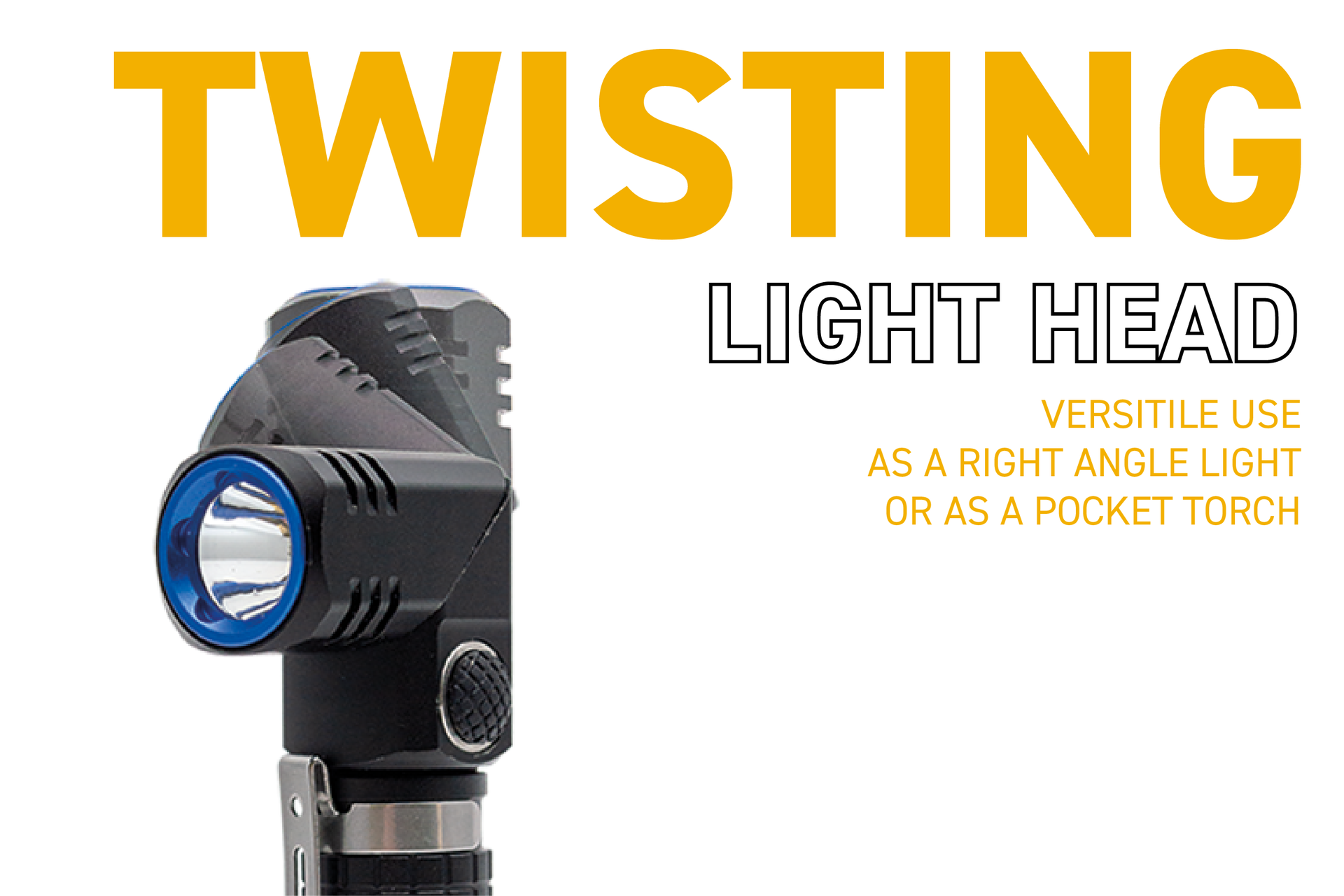 Explorer Twister | 400 lumens | Lampe torche rechargeable