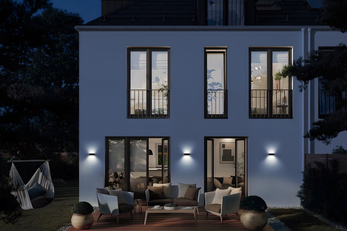 NexSun Tides | 700 Lumens | Up & Down Modern Solar Wall Light