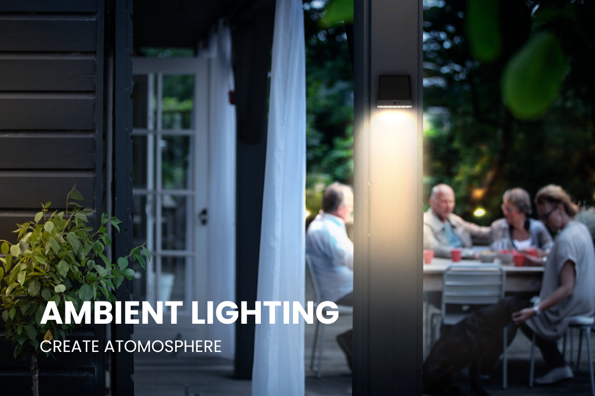 NexSun Polaris | 1000 Lumens | High Capacity Modern Solar Wall Light