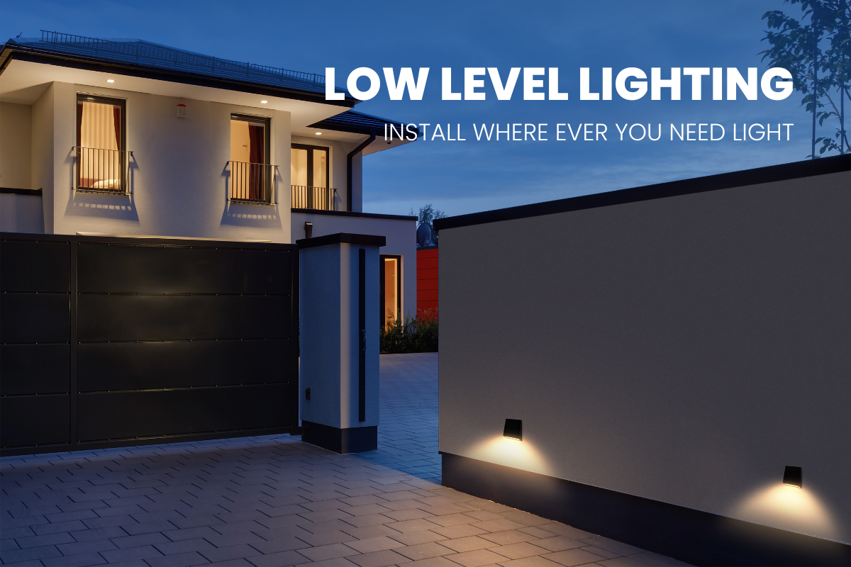 NexSun Polaris | 1000 Lumens | High Capacity Modern Solar Wall Light