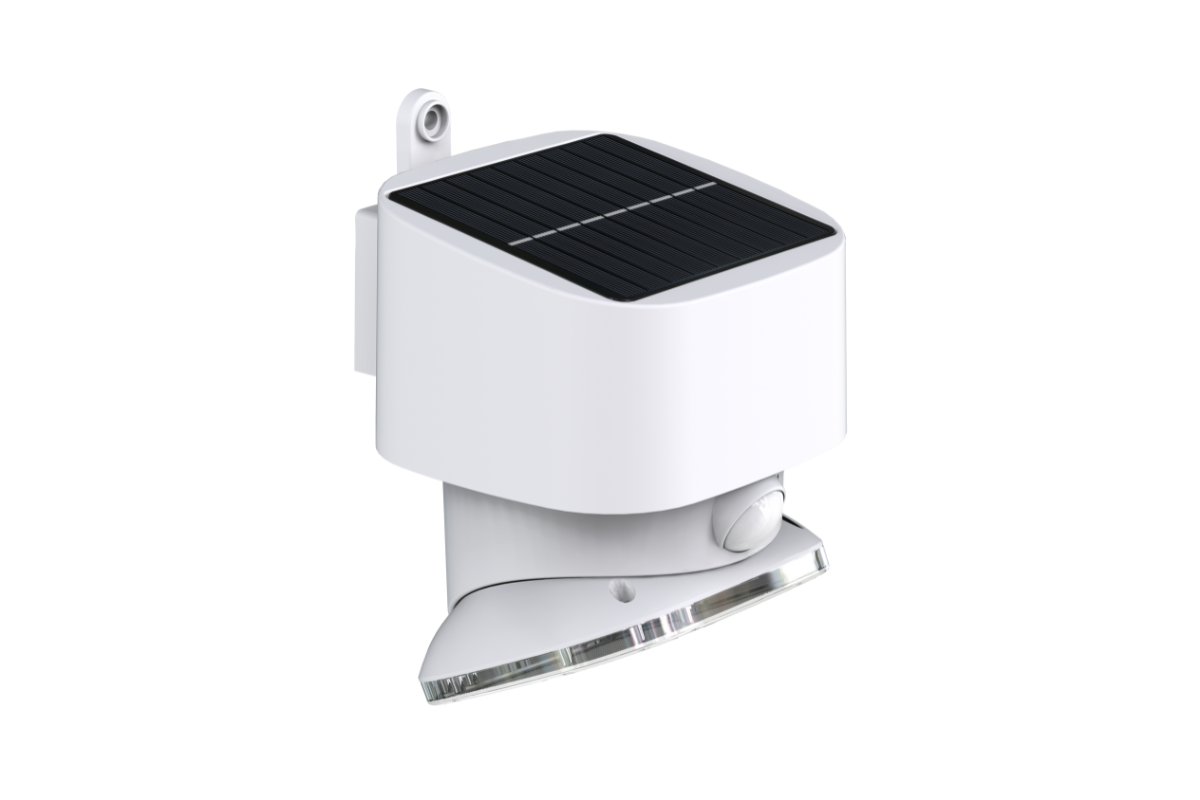 NexSun Nautilus | 2000 Lumens | Tilt & Rotatable Solar Wall Light with PIR Sensor