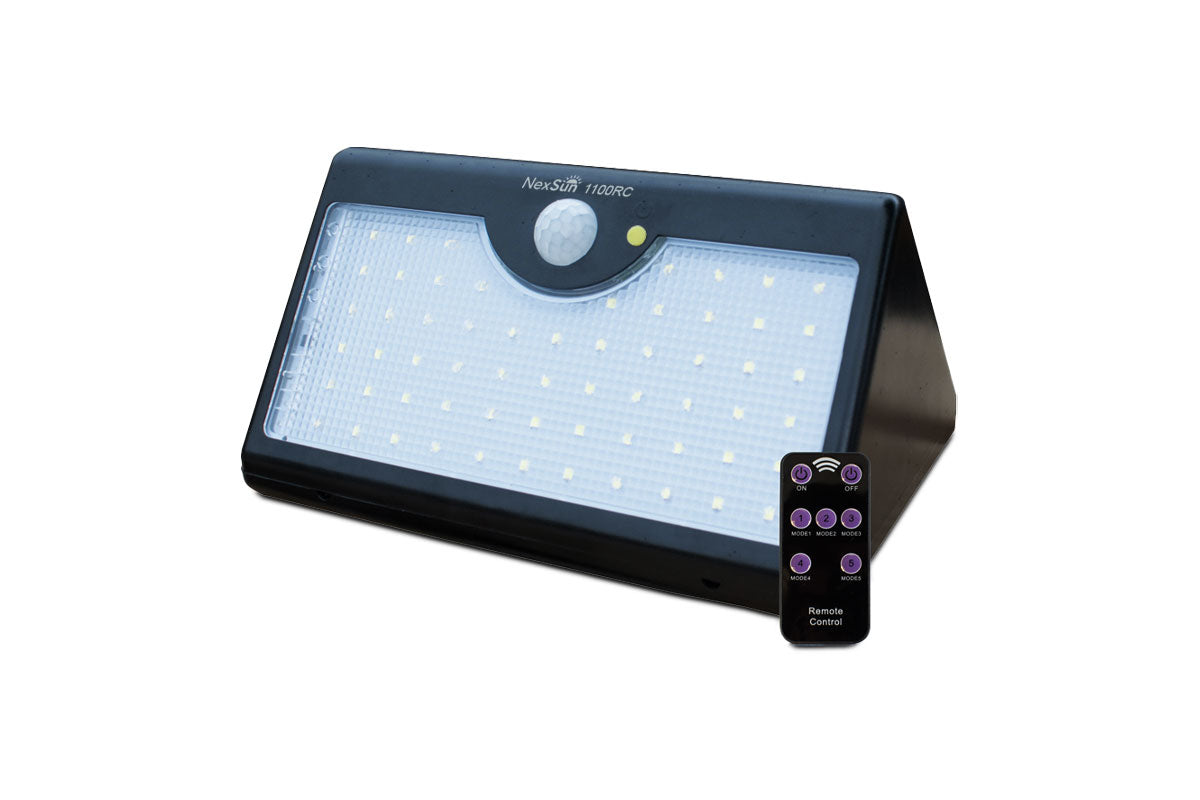 Nexsun 1100RC (Set of 2) | 1100 Lumens | Remote Controlled Solar Floodlight