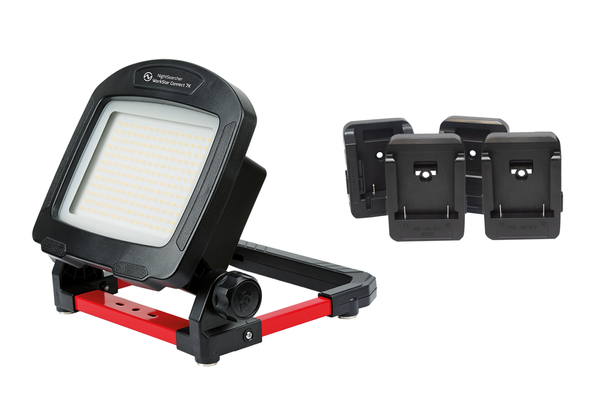 WorkStar Connect 7K | 7000 Lumens | Power Tool Battery Work Light