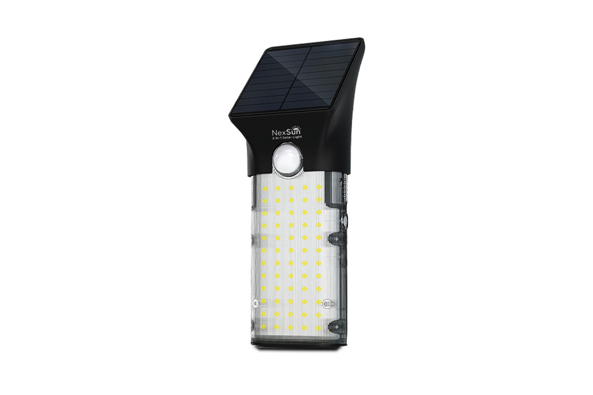 NexSun 2 in 1 (Set of 2/4) | 1000 Lumens | Solar Wall light with Detachable Light