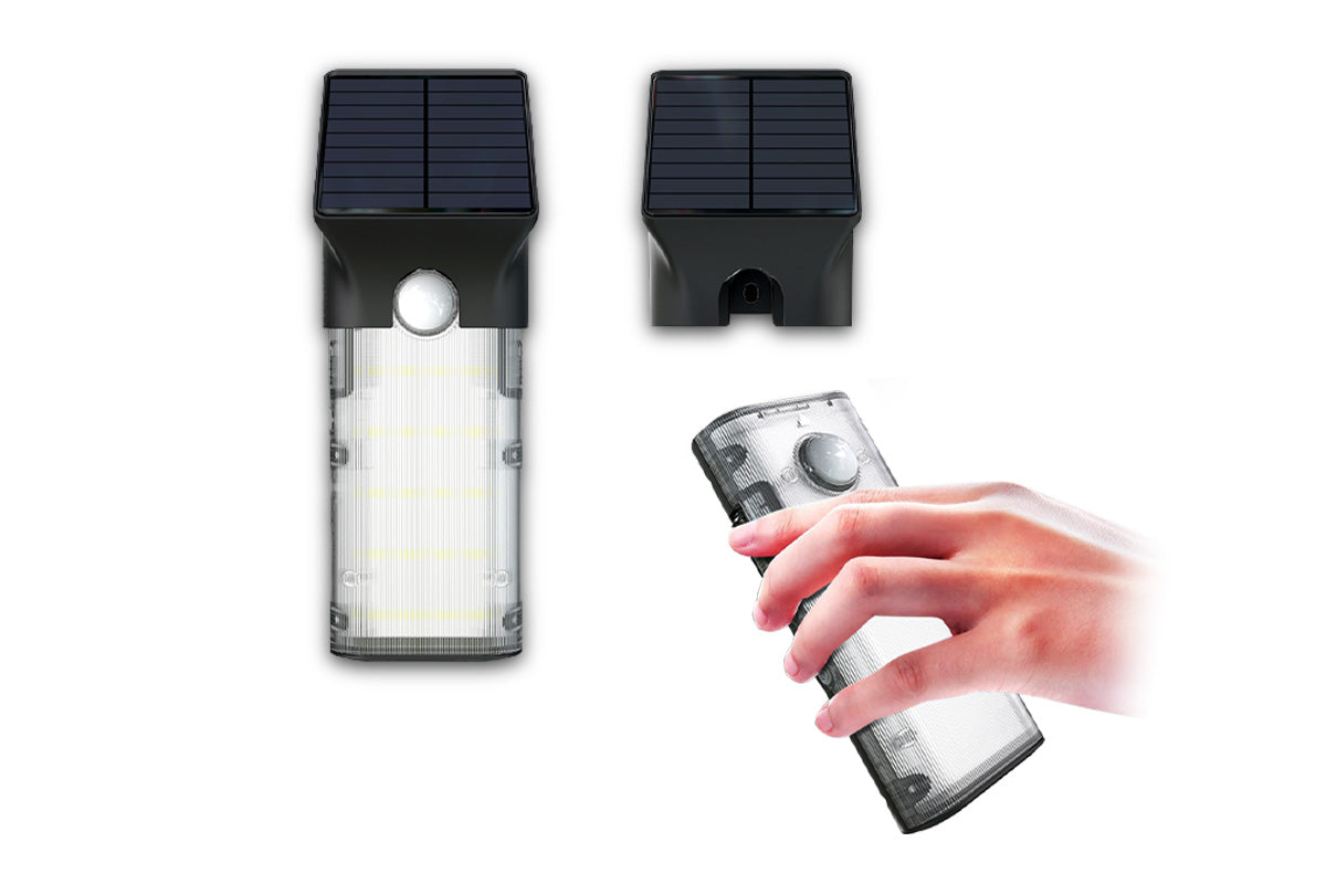 NexSun 2 in 1 (Set of 2/4) | 1000 Lumens | Solar Wall light with Detachable Light