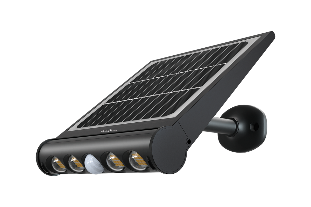 【sun】 NexSun Corsican - 950 Lumens, Solar Security Floodlight & Light Bar