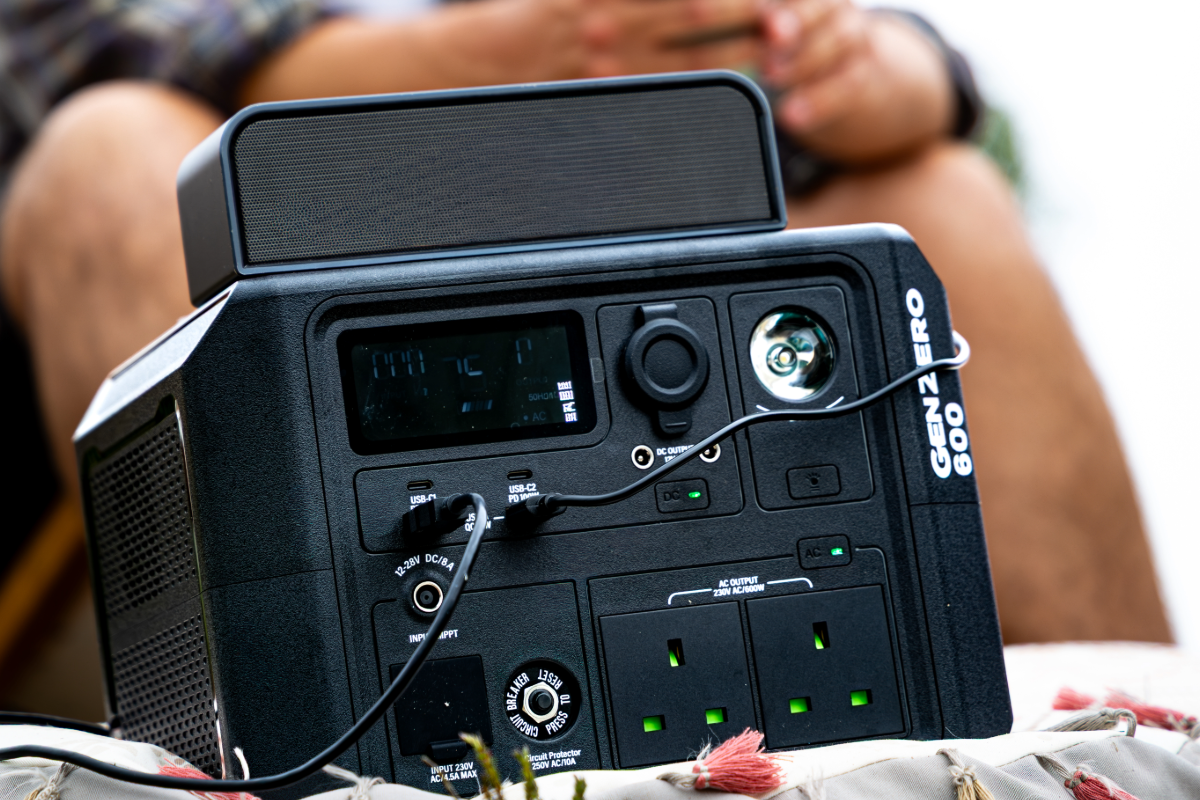 GenZero 600 Rechargeable Portable Power Station - 537.6Wh | 600W