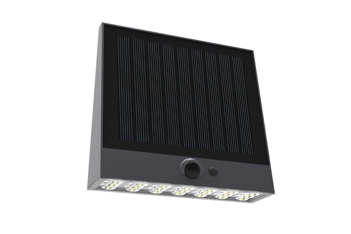 NexSun Polaris | 1000 Lumens | High Capacity Modern Solar Wall Light