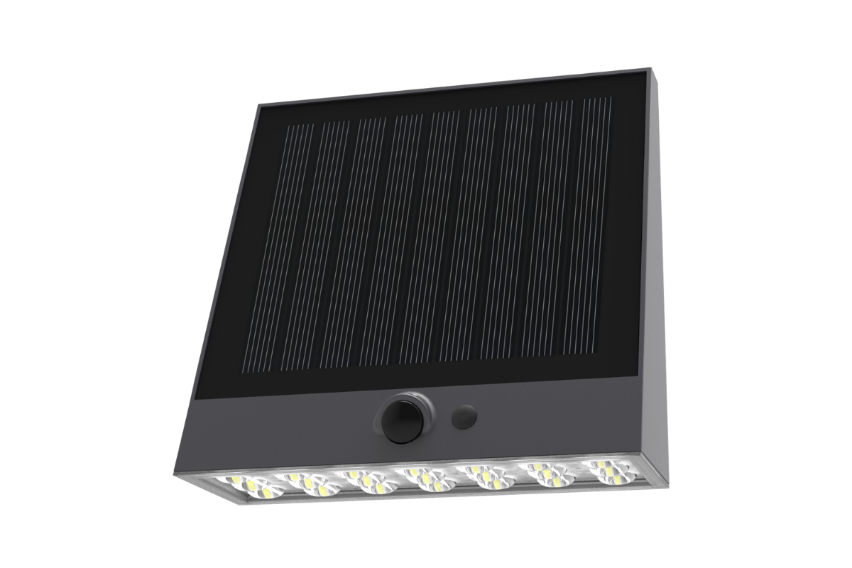 NexSun Polaris | 1000 Lumens | High Capacity Modern Solar Wall Light