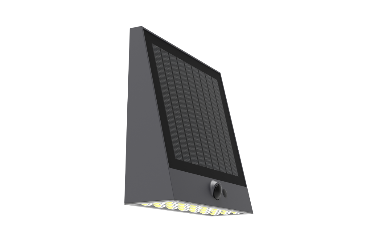 NexSun Polaris | 1000 Lumens | High Capacity Modern Solar Wall Light