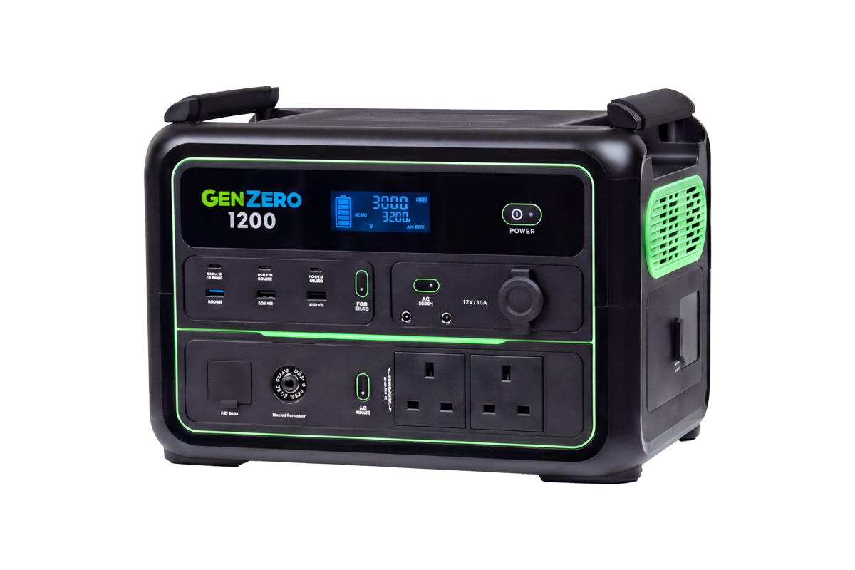 GenZero 1200 Rechargeable Portable Power Station - 1008Wh | 1200W