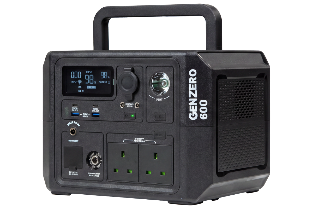 GenZero 600 Rechargeable Portable Power Station - 537.6Wh | 600W