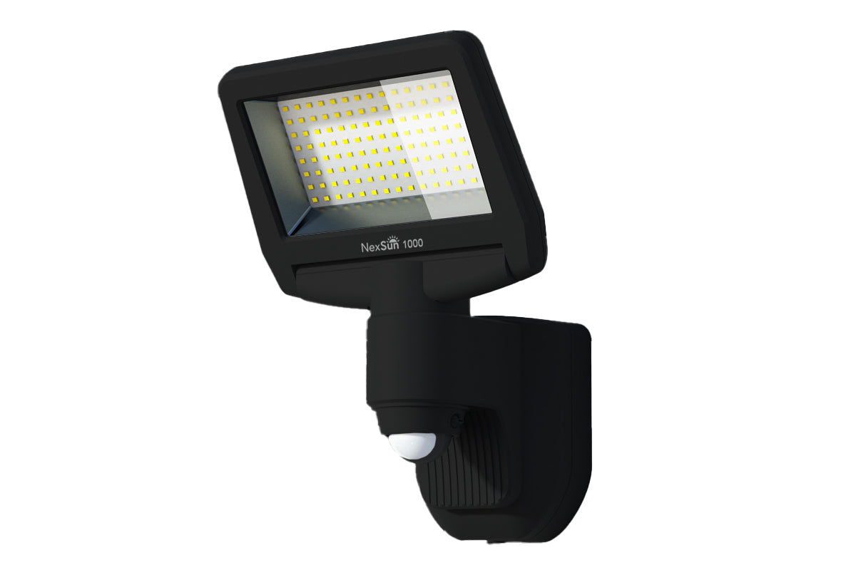 NexSun 1000SL | 1000 Lumens | Solar Security Light with Separate Panel