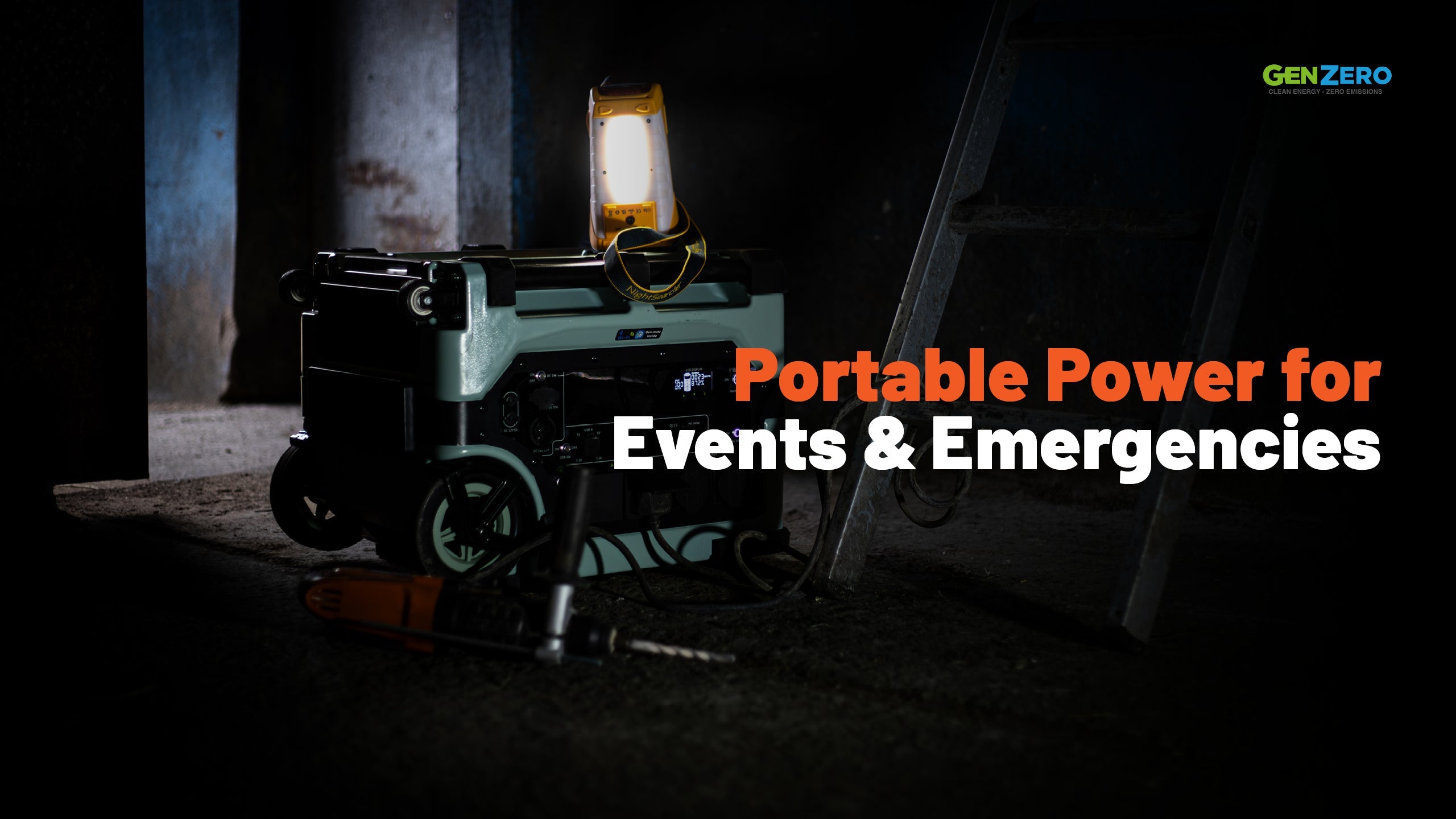 Portable Power for Events, Facilities Management and Emergency Services