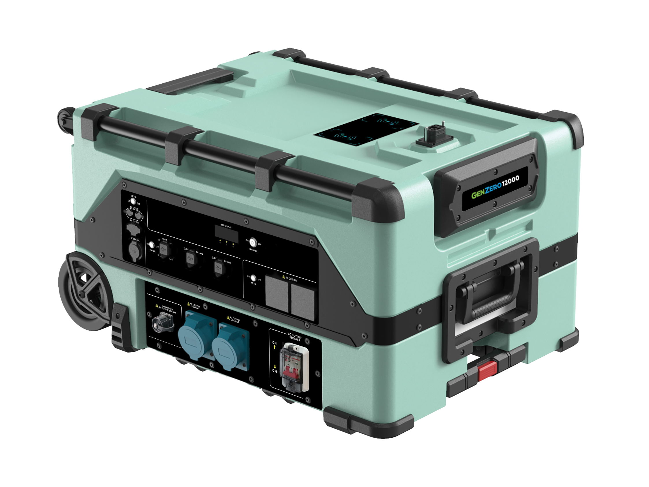 GenZero Cobalt 12000 | 12000W / 24000W (Peak) | Industrial Portable Power Station