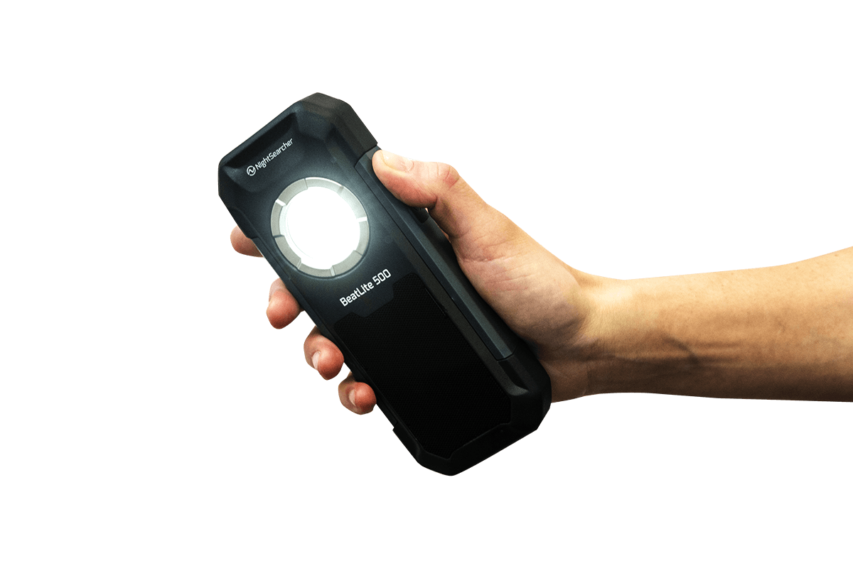 BeatLite 500 | 500 Lumens | Lampe de travail rechargeable et haut-parleur Bluetooth