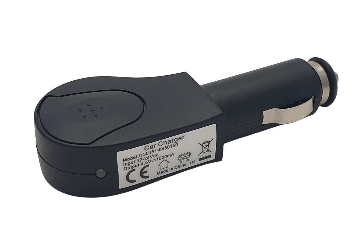 Chargeur de véhicule 12/24 V pour batteries Li-ion 3,7 V 1,5 A