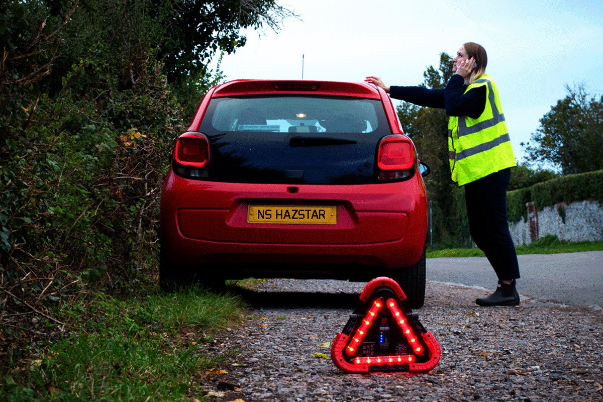 HazStar | Rechargeable Hazard Warning Light | 2000 Lumens