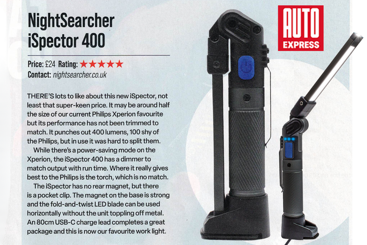 iSpector 400 | 400 Lumens | Rechargeable Inspection Light