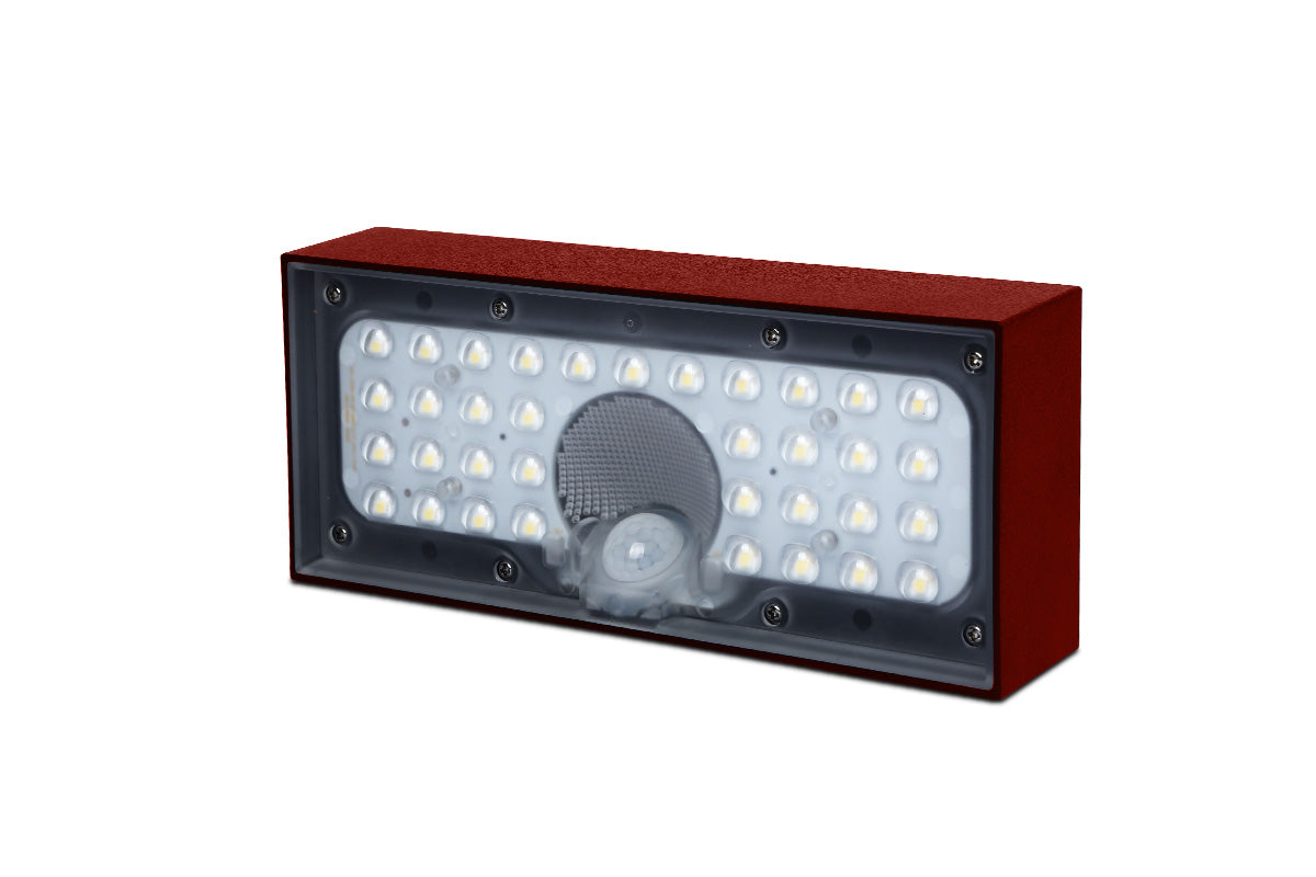 NexSun Brick | 900 Lumens | Solar PIR Wall Light