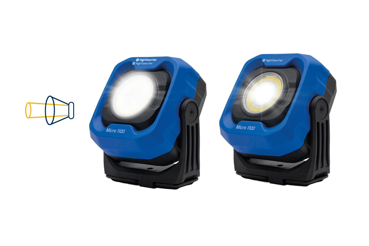 Micro 1100 | 1100 Lumens |  Rechargeable Mixed-Beam Worklight