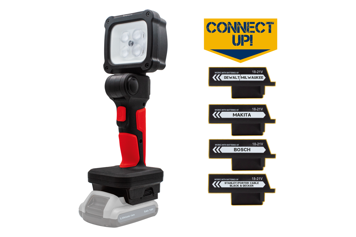 Thor Connect | 2500 Lumens | Powertool Battery Worklight