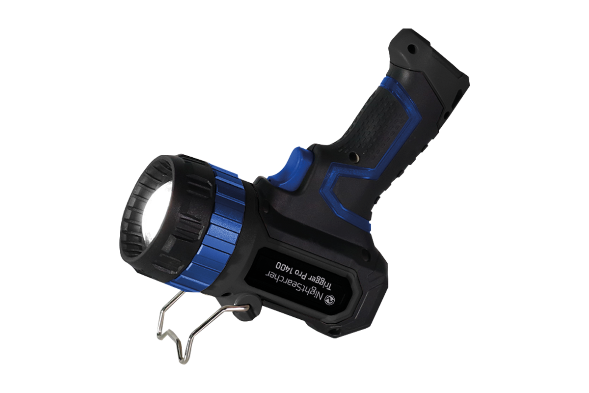 Trigger Pro | 1400 Lumens | Rechargeable Searchlight