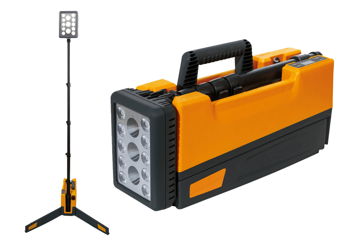 Solaris Pro-X | 16000 Lumens | 36.4 Ah | 48 Hour Runtime | Rechargeable Area Light