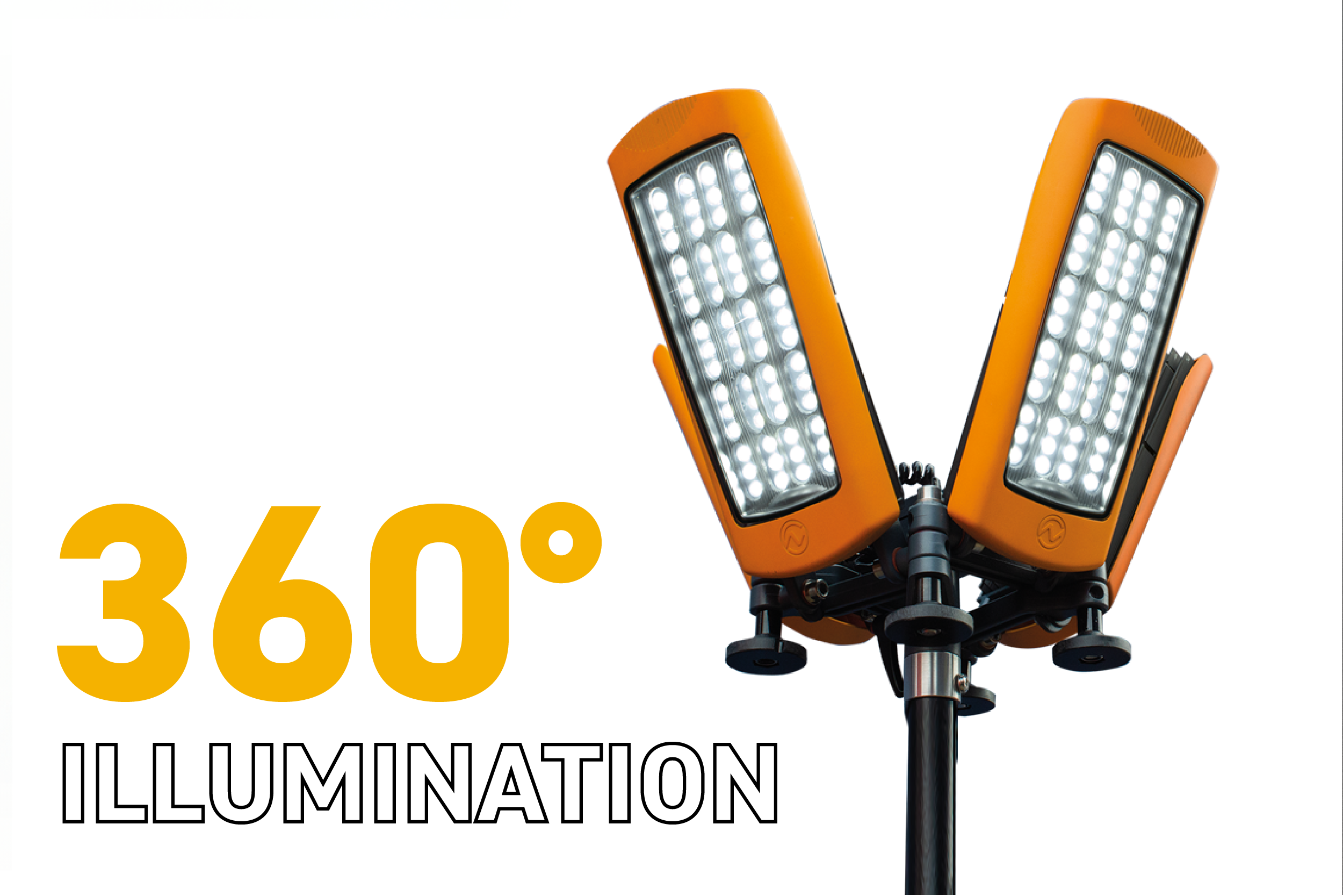 StratoStar | 115000 Lumens | 18Ah | Rechargeable Tower Floodlight