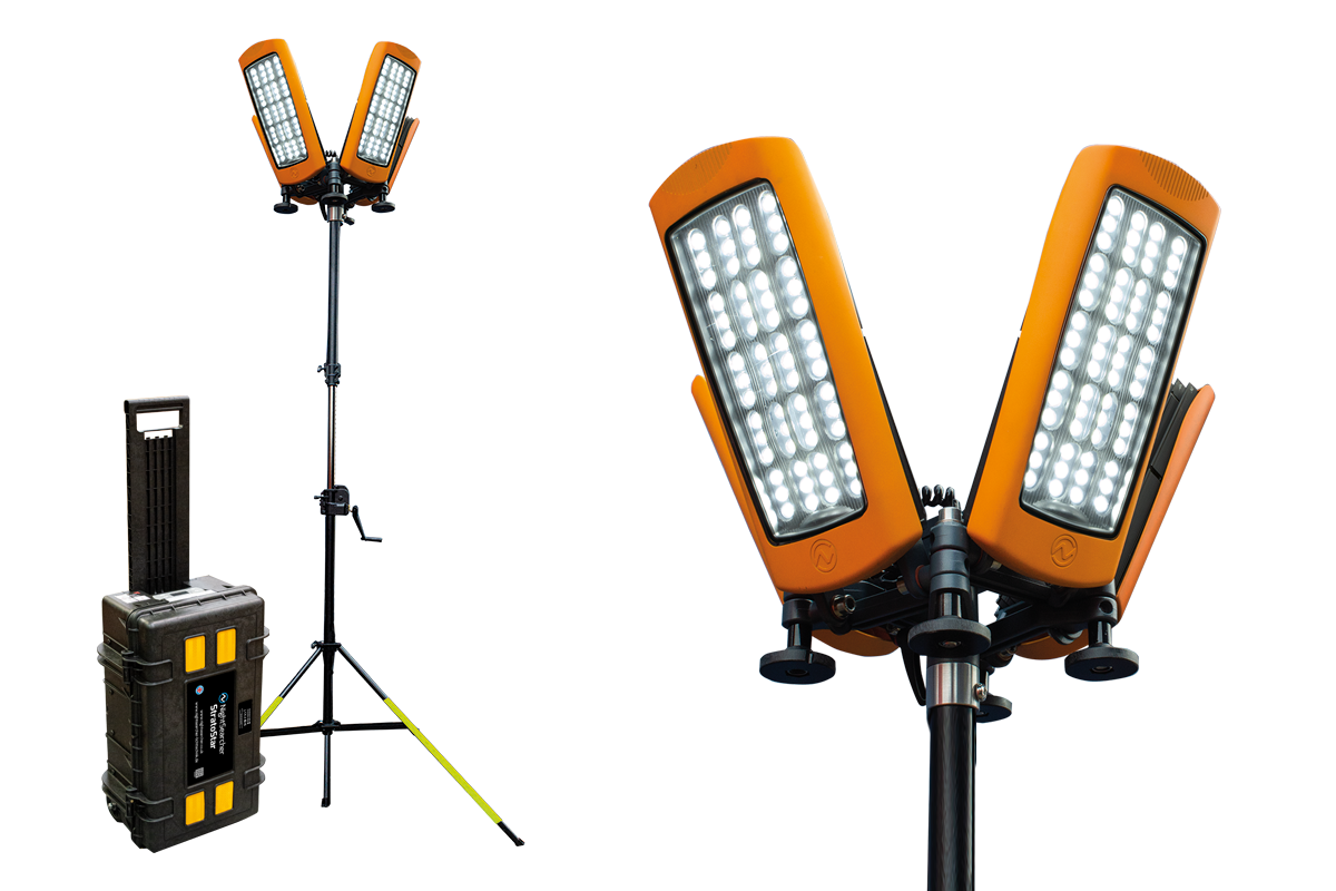 StratoStar AC | 115000 Lumens | AC Powered Tower Floodlight