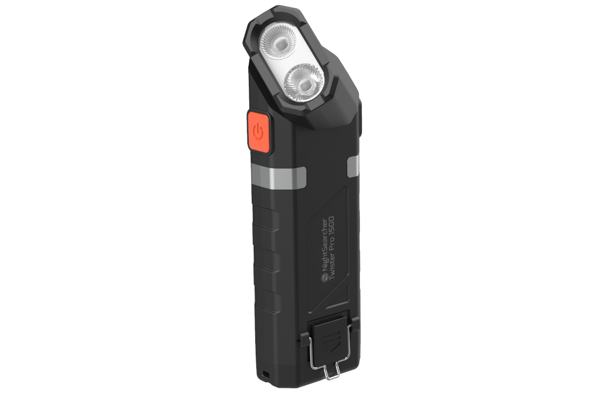 Twister Pro 1500 | Rechargeable Torch with rotating Head
