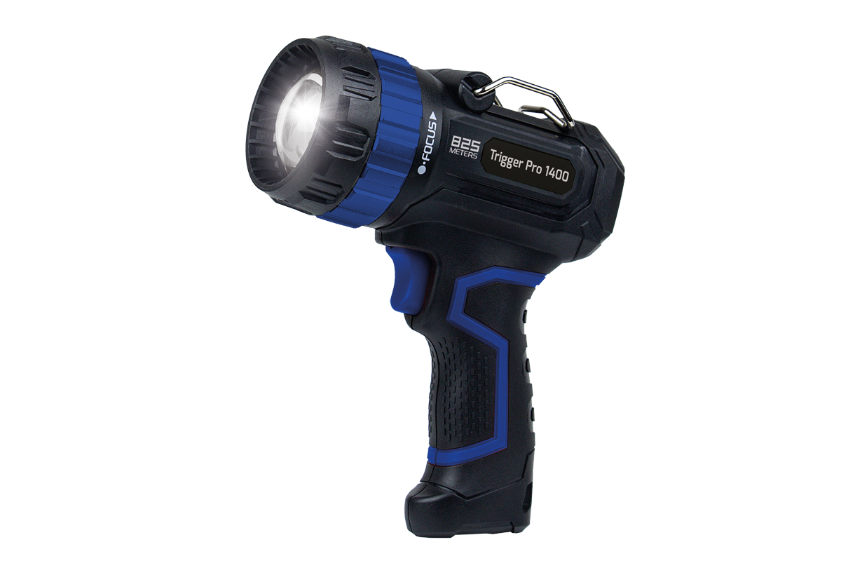 Trigger Pro | 1400 Lumens | Rechargeable Searchlight