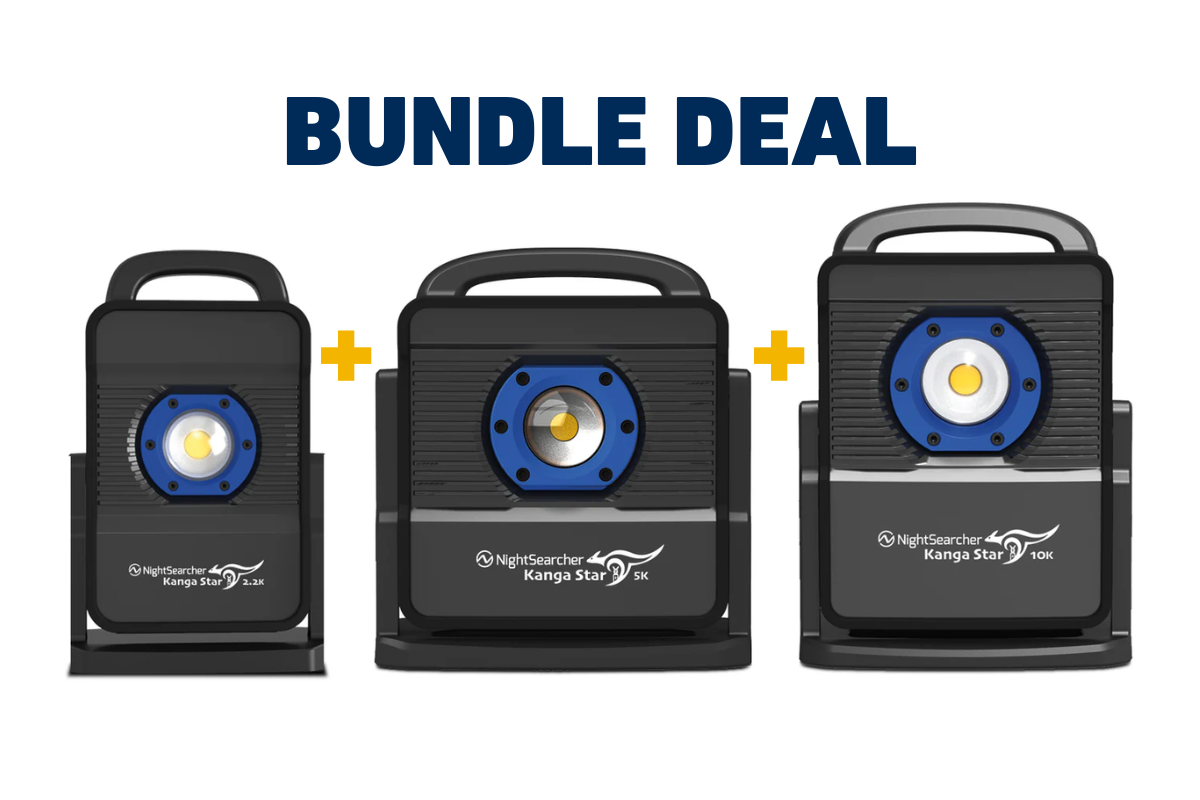 KangaStar Trio Bundle | 3x Power Tool Work Lights