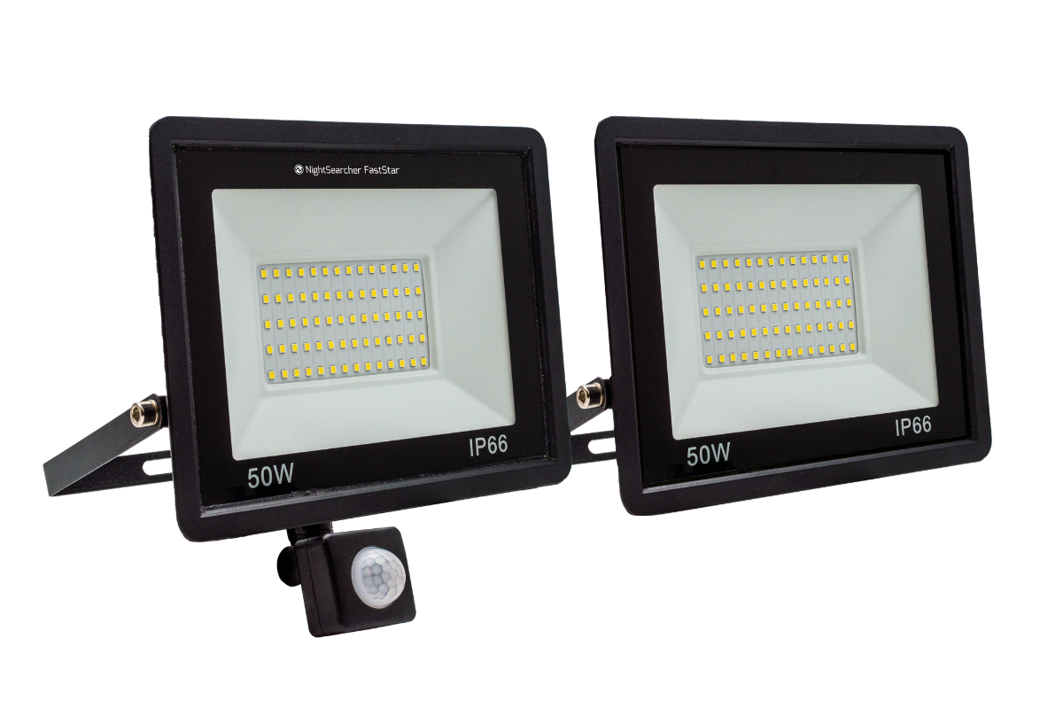 FastStar 4500 & 4500 PIR | 4500 Lumens | Wall Mounted Security Flood Light