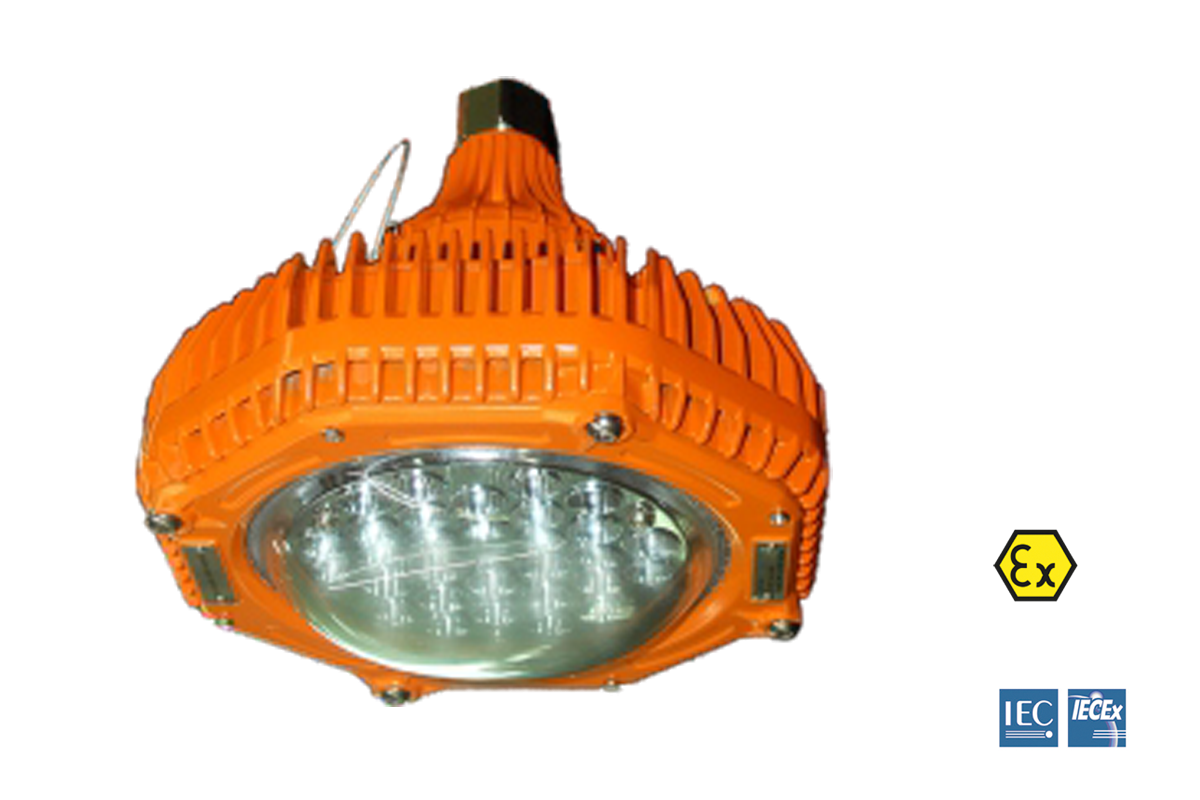 Titan Pendant | 7350 Lumens | Zone 1 & 21 | AC Round ATEX Floodlight