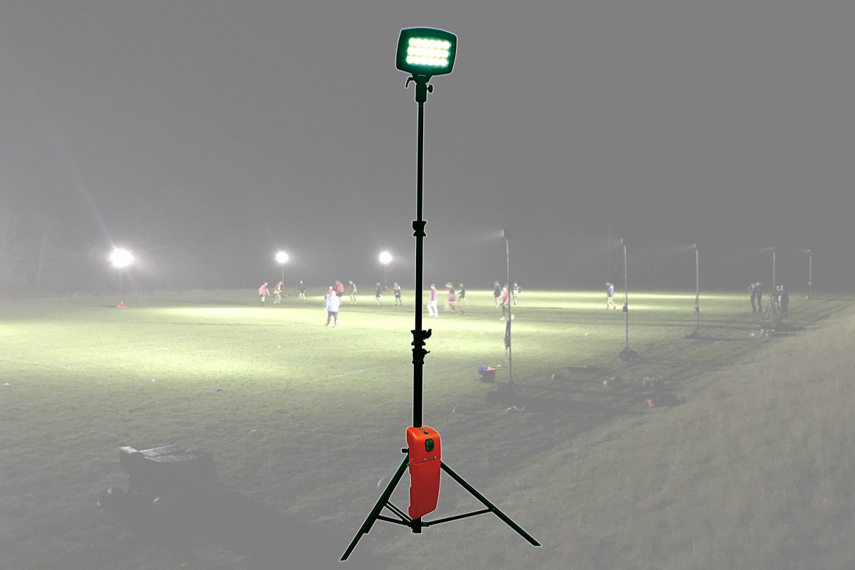 SportStar Kit | 20000 Lumens | Rechargeable Sports Flood Lighting Kit