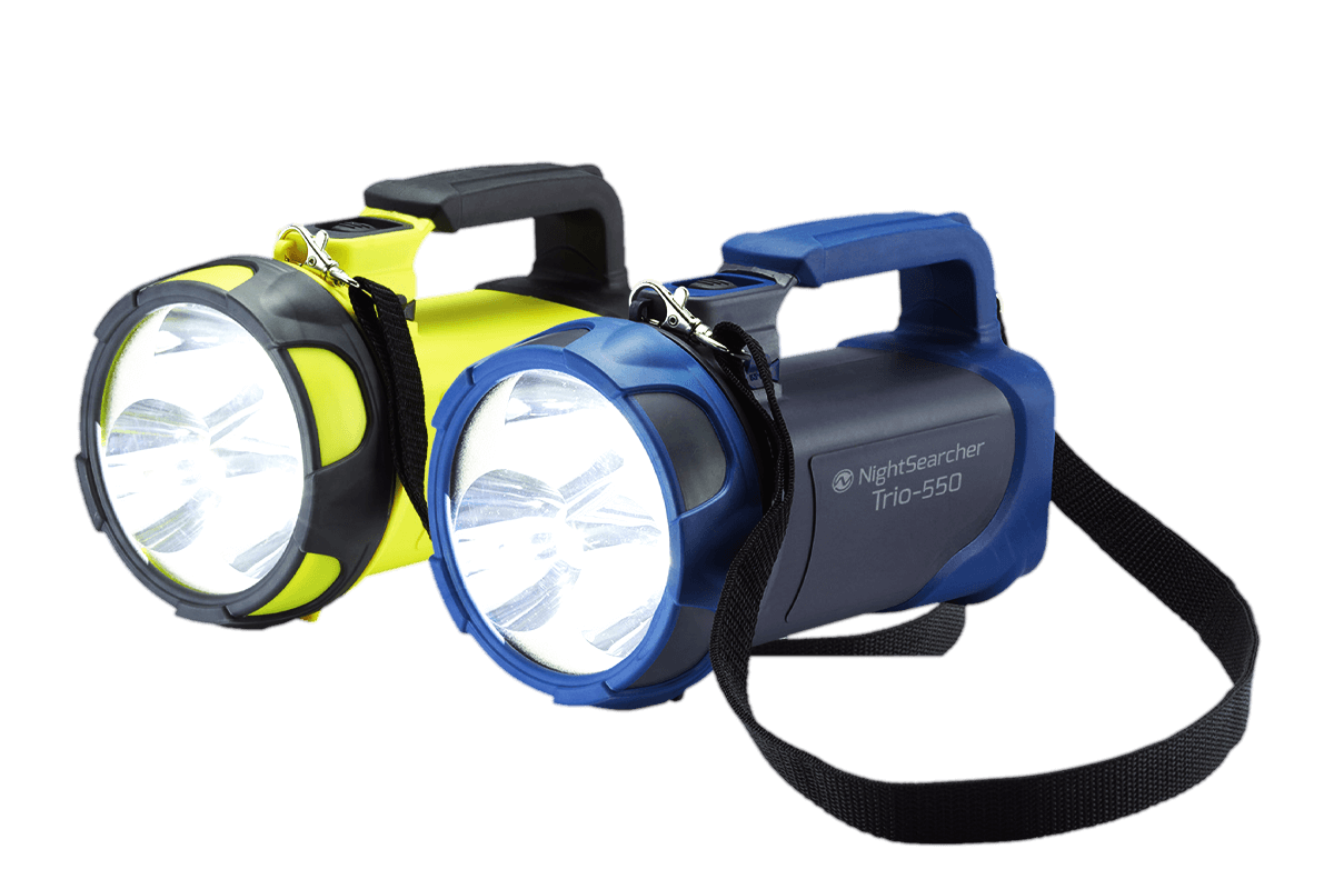 Trio 550 | 550 Lumens | Rechargeable Searchlight